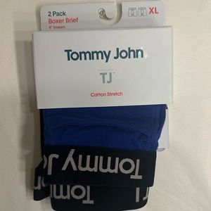 Tommy John 2 Pack (blue & black) Boxer Brief 4’’ Inseam SIZE XL